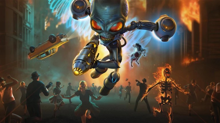 Couverture de Destroy All Humans!, sortie 28 July 2020